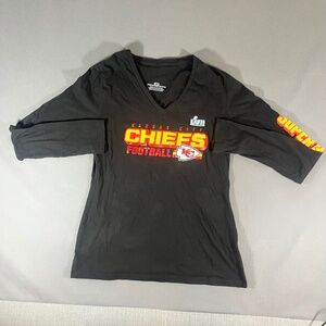 Kansas City Chiefs Super Bowl LVII  Champions Long Sleeve T Shirt Women's S